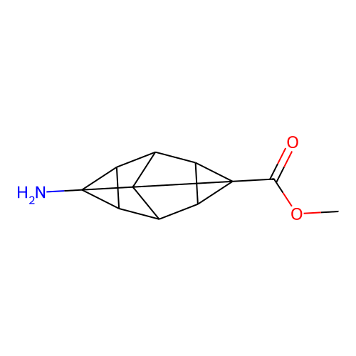 Methyl 5-aminopentacyclo[4.3.0.02,4.03,8.05,7]nonane-4-carboxylate structure