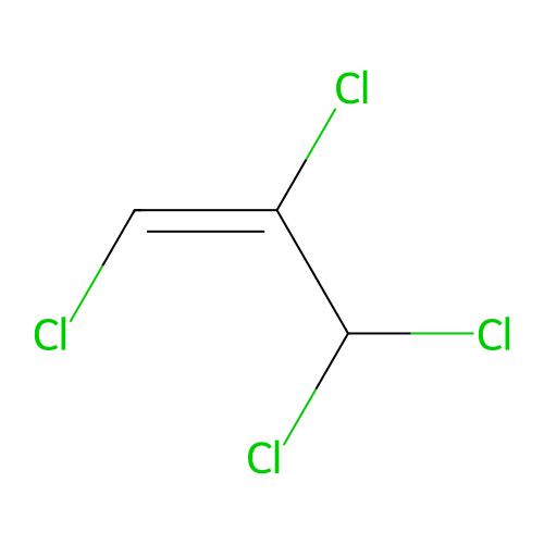 trans-1,1,2,3-Tetrachloro-2-propene structure
