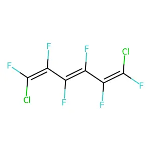 1,6-Dichloro-1,2,3,4,5,6-hexafluoro-1,3,5-hexatriene structure