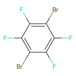 1,4-Dibromo-2,3,5,6-tetrafluorobenzene structure
