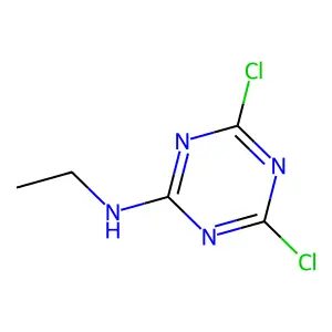 4,6-二氯-N-乙基-1,3,5-三嗪-2-胺 structure