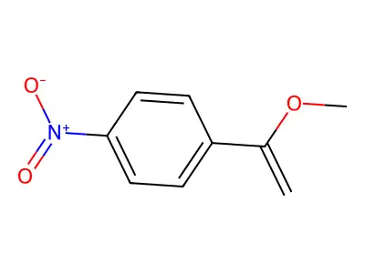 Benzene, 1-(1-methoxyethenyl)-4-nitro- structure
