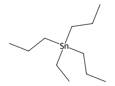 Tin, ethyltripropyl- structure