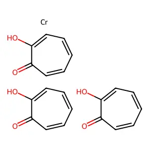 Chromium;tris(2-hydroxycyclohepta-2,4,6-trien-1-one) structure