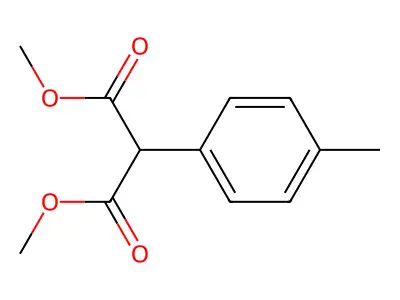 Dimethyl (4-methylphenyl)malonate structure