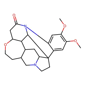 Strychnidin-10-one, 21,22-dihydro-2,3-dimethoxy- structure