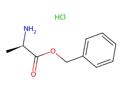 benzyl (2R)-2-aminopropanoate hydrochloride structure