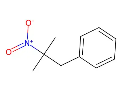(2-Methyl-2-nitropropyl)benzene structure