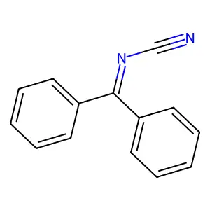 Cyanamide, (diphenylmethylene)- structure