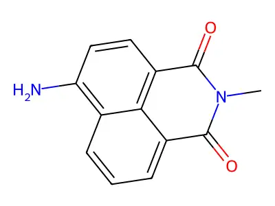 6-amino-2-methyl-1H-benzo[de]isoquinoline-1,3(2H)-dione structure
