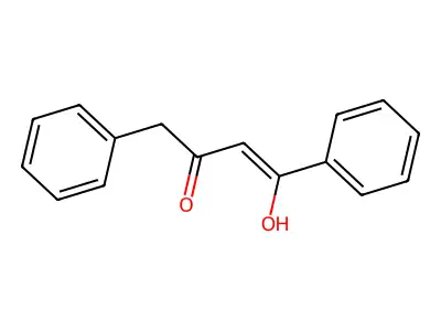 4-Hydroxy-1,4-diphenylbut-3-en-2-one structure