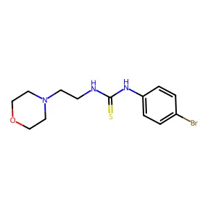 1-(4-Bromophenyl)-3-[2-(morpholin-4-yl)ethyl]thiourea structure