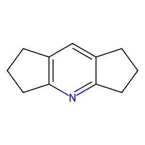 1,2,3,5,6,7-Hexahydrodicyclopenta(b,e)pyridine structure