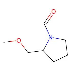 2-(甲氧甲基)-1-吡咯烷甲醛 structure