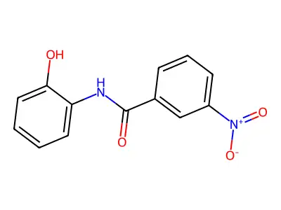 N-(2-Hydroxyphenyl)-3-nitrobenzamide structure