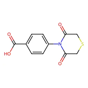 4-(3,5-dioxothiomorpholin-4-yl)benzoic Acid structure