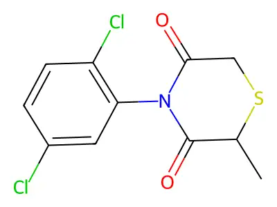 4-(2,5-Dichlorophenyl)-2-methyl-3,5-thiomorpholinedione structure