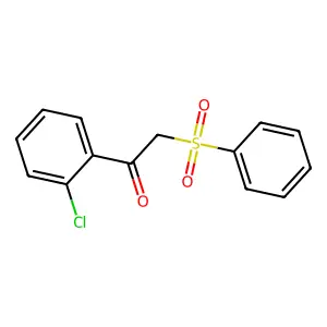 1-(2-Chlorophenyl)-2-(phenylsulfonyl)-1-ethanone structure