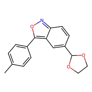 5-(1,3-Dioxolan-2-yl)-3-(4-methylphenyl)-2,1-benzoxazole structure