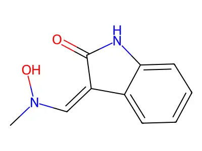 3-{[hydroxy(methyl)amino]methylidene}-2,3-dihydro-1H-indol-2-one structure