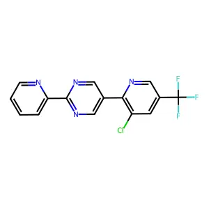 5-[3-Chloro-5-(trifluoromethyl)pyridin-2-yl]-2-(pyridin-2-yl)pyrimidine structure