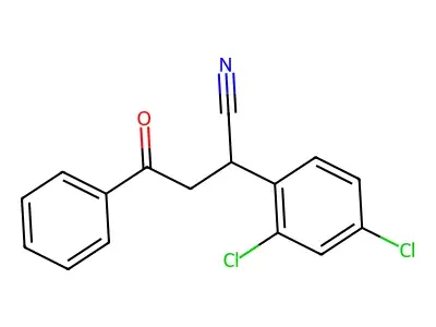 2-(2,4-Dichlorophenyl)-4-oxo-4-phenylbutanenitrile structure