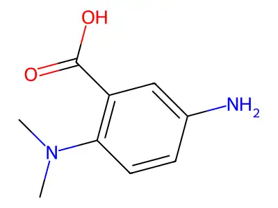 5-Amino-2-(dimethylamino)benzoic acid structure