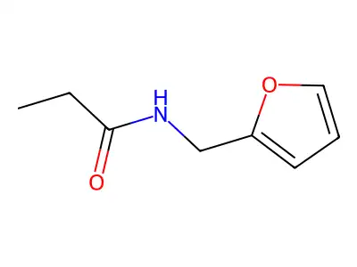 N-(furan-2-ylmethyl)propionamide structure