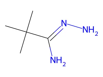 2,2-Dimethyl-propanimidic acid hydrazide structure