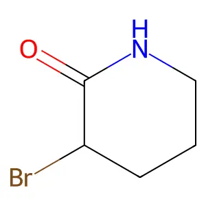 3-Bromopiperidin-2-one structure