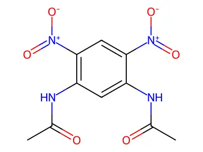 N-(5-乙酰氨基-2,4-二硝基苯基)乙酰胺 structure