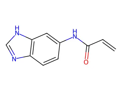 N-(1H-Benzo[d]imidazol-6-yl)acrylamide structure