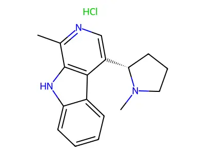 Brevicolline, hydrochloride structure