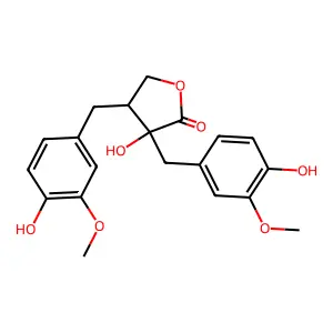 二苄基丁内酯 structure
