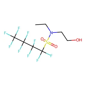 1-Butanesulfonamide, N-ethyl-1,1,2,2,3,3,4,4,4-nonafluoro-N-(2-hydroxyethyl)- structure