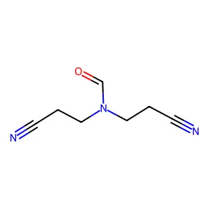 N,N-双(2-氰乙基)甲酰胺 structure