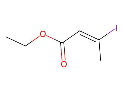 2-Butenoic acid,3-iodo-,ethyl ester,(2Z)- structure