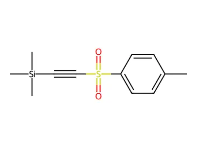 p-Tolyl [2-(trimethylsilyl)ethynyl] sulfone structure