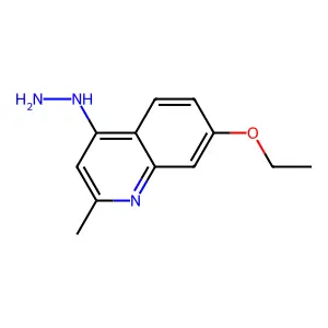 7-Ethoxy-4-hydrazinyl-2-methylquinoline structure