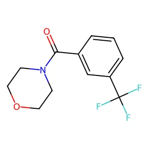 3-Trifluoromethylbenzoic acid, morpholide structure