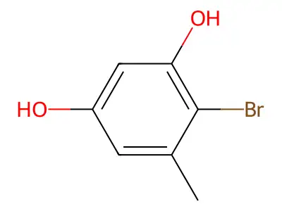 Resorcinol, 4-bromo-5-methyl- structure