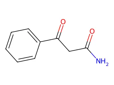 3-Oxo-3-phenylpropanamide structure
