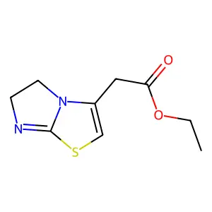 Ethyl 2-(5,6-dihydroimidazo[2,1-b]thiazol-3-yl)acetate structure