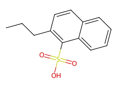Propylnaphthalenesulphonic acid structure