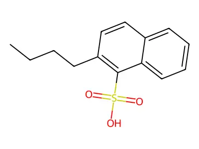 丁基萘磺酸 structure