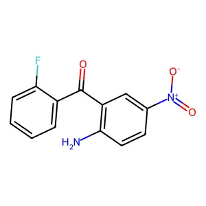 2-Amino-2'-fluoro-5-nitrobenzophenone structure