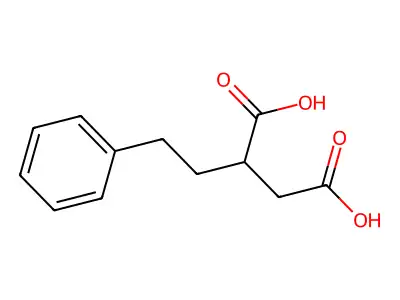 2-Phenylethylsuccinic acid structure