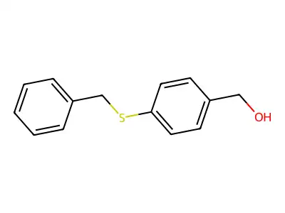 [4-(Benzylsulfanyl)phenyl]methanol structure