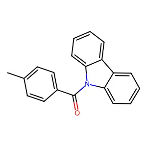 9-Carbazolyl-(4-methylphenyl)methanone structure