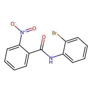 N-(2-bromophenyl)-2-nitrobenzamide structure